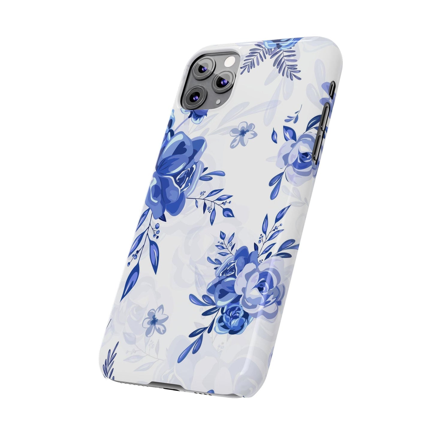 French Blue and White Toille, Slim Phone Cases, Case-Mate IPHONE16 and all sizes